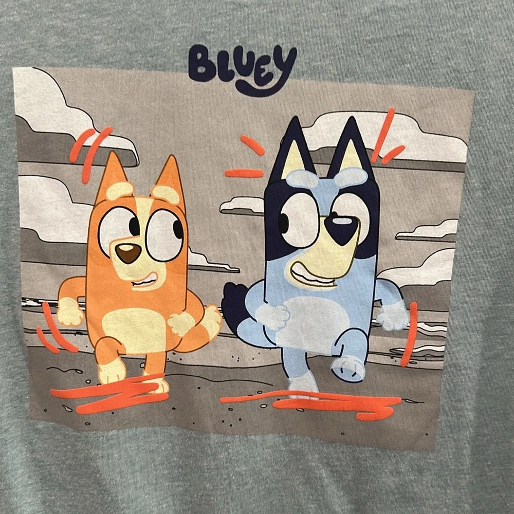 Bluey Boys' Short Sleeve Graphic Tee and Shorts Set, 2-Piece, Size 7
